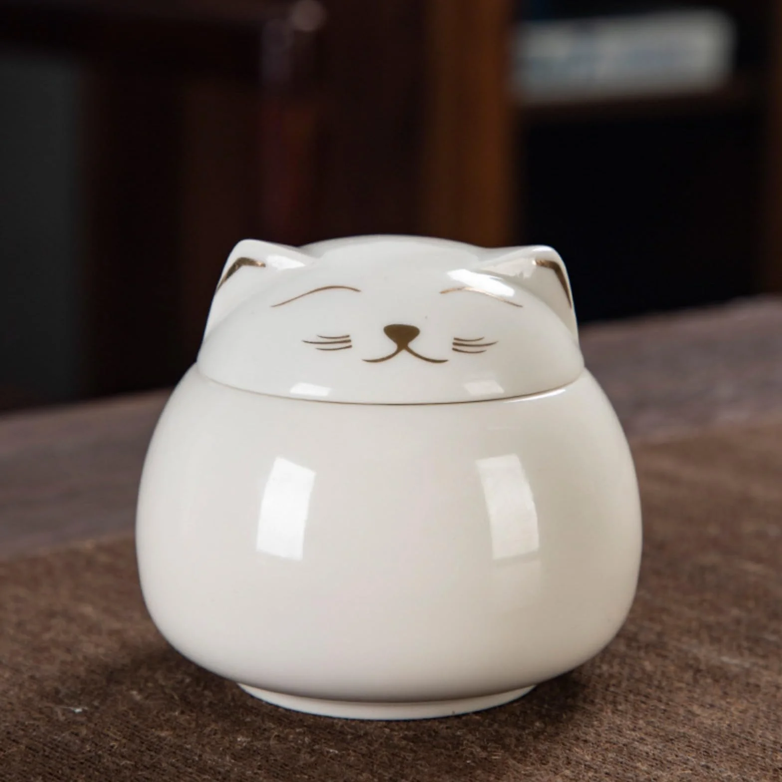Urny dla zwierząt domowych dla psów, ceramiczne, ręcznie robione, małe zwierzęta, pamiątkowa urna dla kotów, na pamiątki pogrzebowe (biała, L 220 ml)