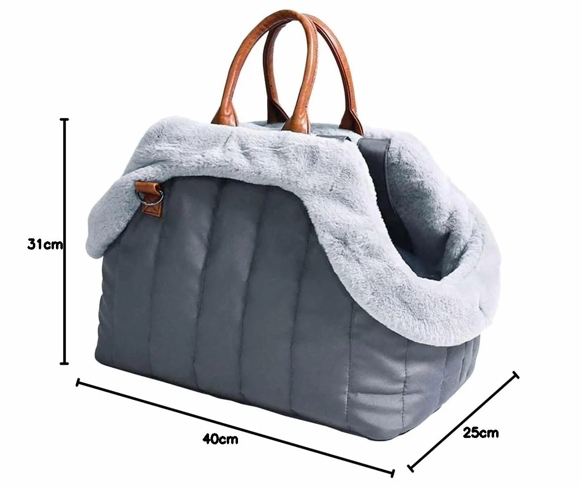 Nobby Torba Akil szara 40 x 25 x 31 cm