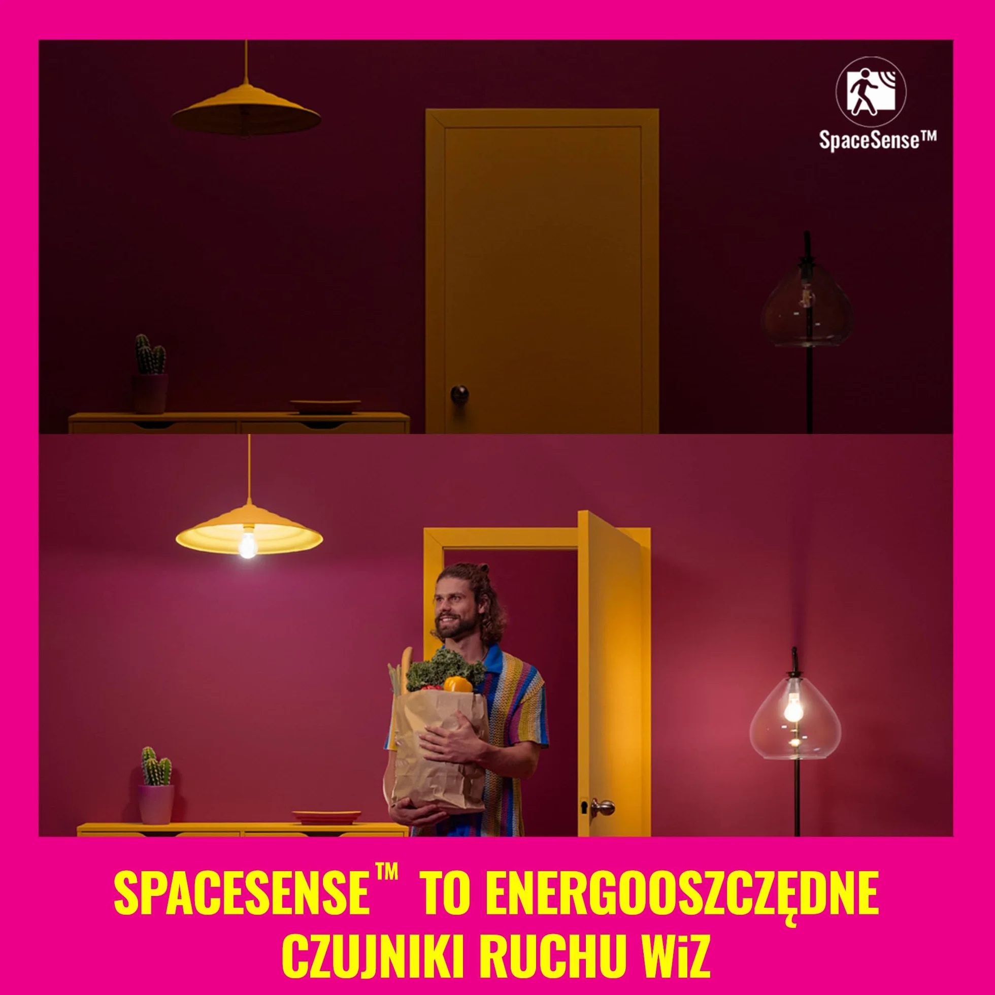 WiZ Ultra wydajna inteligentna lampa LED, E27, klasa efektywności energetycznej A, energooszczędna, automatyzacja i inteligentne sterowanie za pomocą aplikacji/głosu przez Wi-Fi