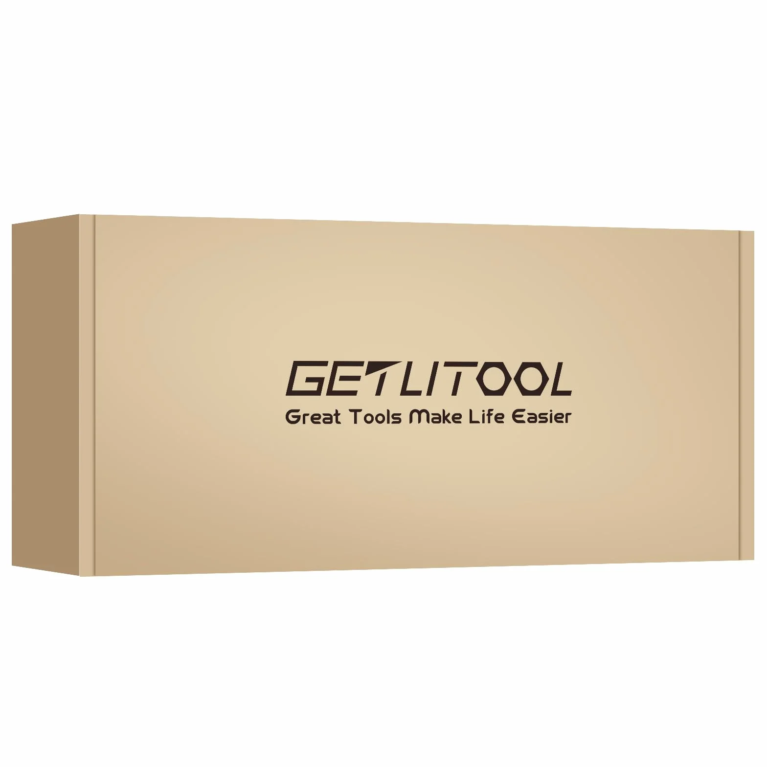 GETLITOOL Zestaw nasadek sześciokątnych, 8 szt., napęd 1/5.1 cm S2 stalowe nasadki imbusowe 5 mm-19 mm z oznaczonym rozmiarem i etui do przechowywania do naprawy samochodu, konserwacji mechanicznej