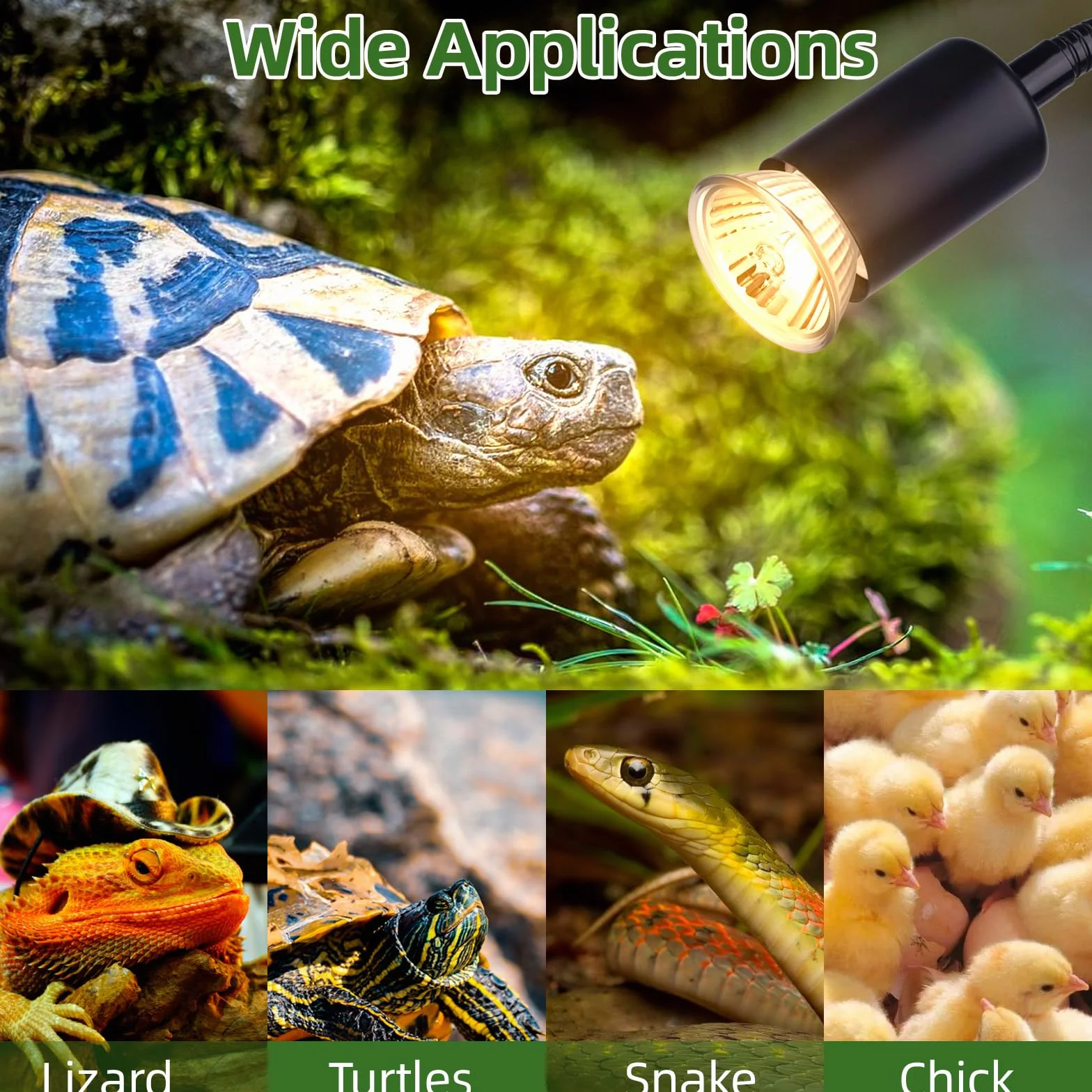 Oprawka lampy E27, czarna, z przełącznikiem i kablem, maks. 150 W, terrarium 220 V, ceramiczna oprawka E27 z zaciskiem do żółwia, gadów, lampa grzewcza (bez żarówki)