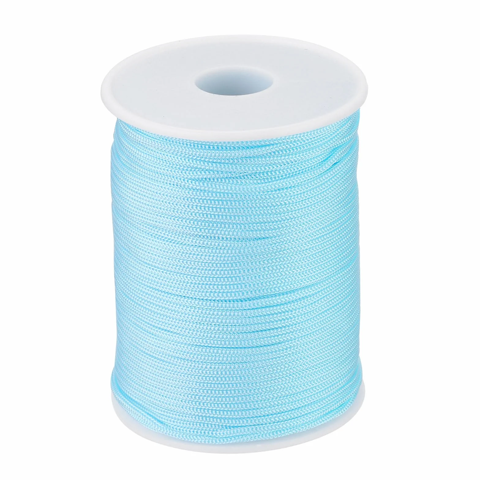 QUARKZMAN 2 mm plecione liny polipropylenowe, 100 m Nylonowa lina wydrążona lina do suszarki, kemping, piesze wycieczki, na zewnątrz, błękitne niebo