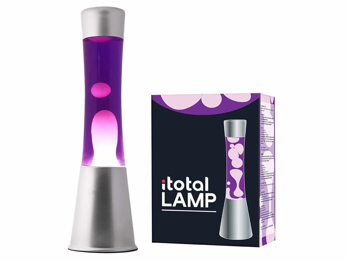 I-TOTAL -Kolorowa lampa lawowa (fioletowy/biały)