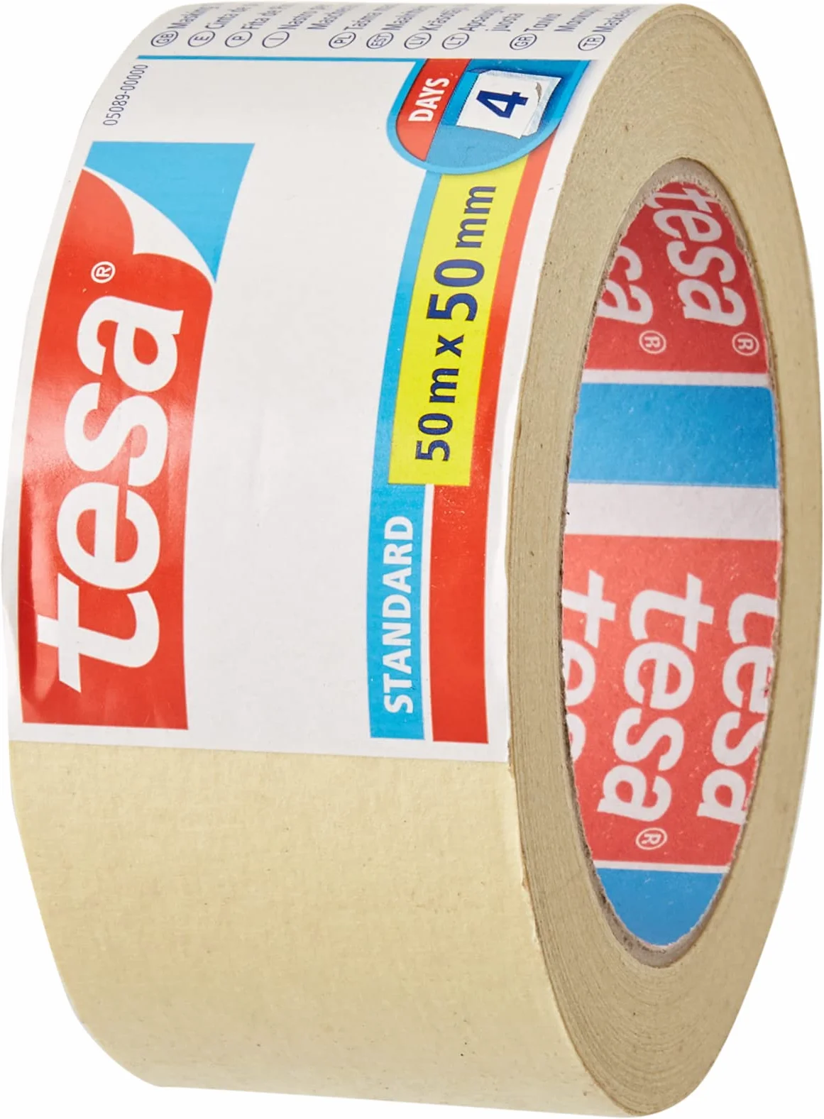 Tesa 210267 TE05089-0000-02 taśma klejąca w standardowym papierze 50 mm x 50 mm