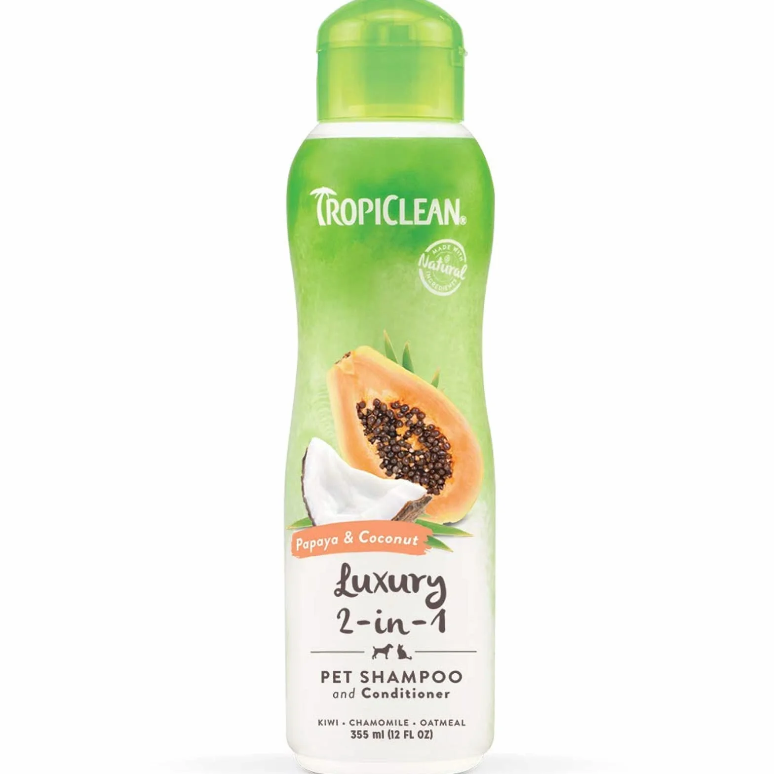TropiClean TRPYSH12Z szampon z papai i kokosem