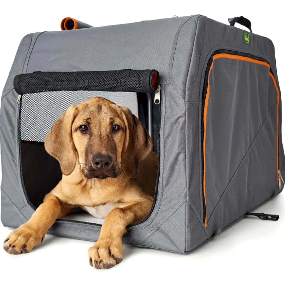 HUNTER Alu-Frame skrzynka transportowa dla psów 61 x 45,5 x 43 cm antracytowe pomarańczowe