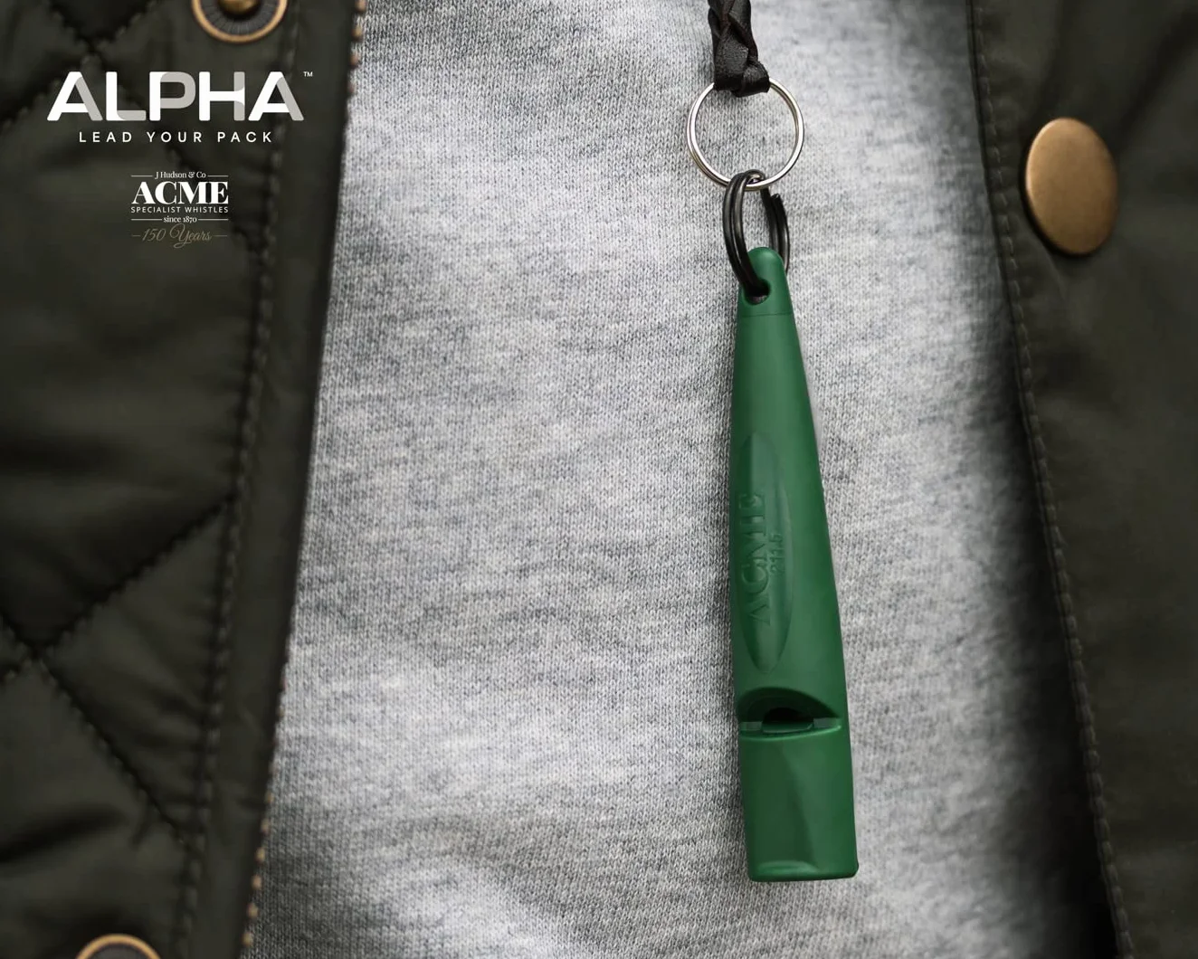 ACME Whistles Gwizdek dla psa nr 211,5 Alpha (Forest Green)