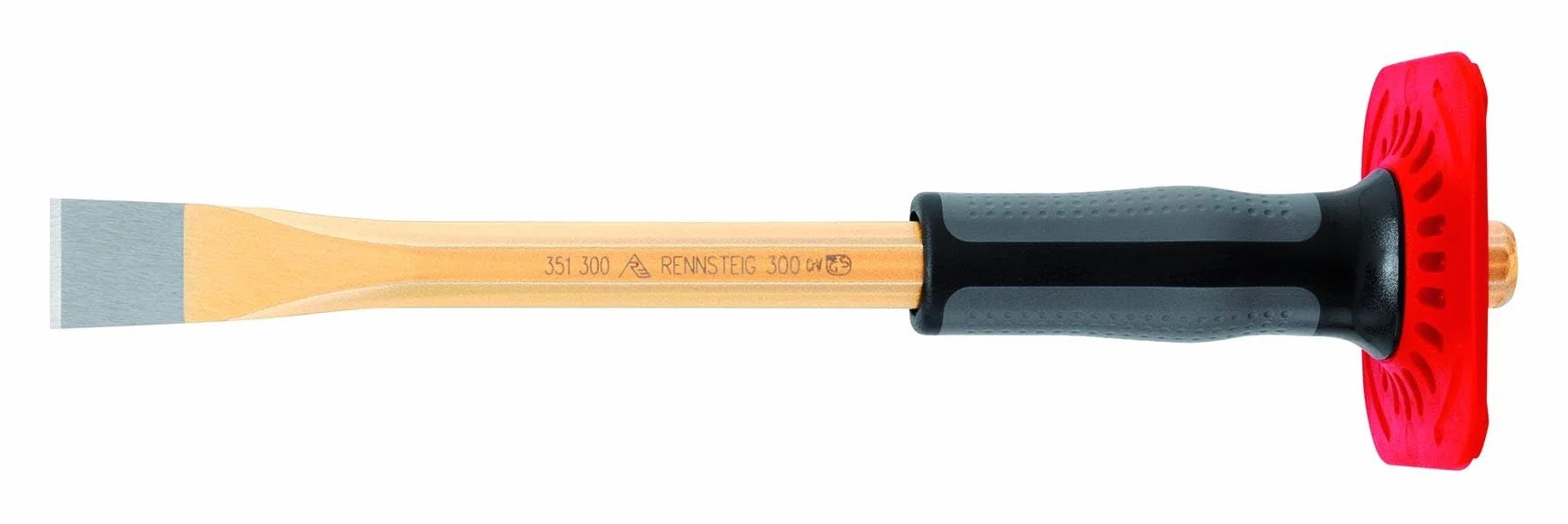 Dłuto murarskie 250 x 23 mm stal specjalna hartowana z ochroną dłoni