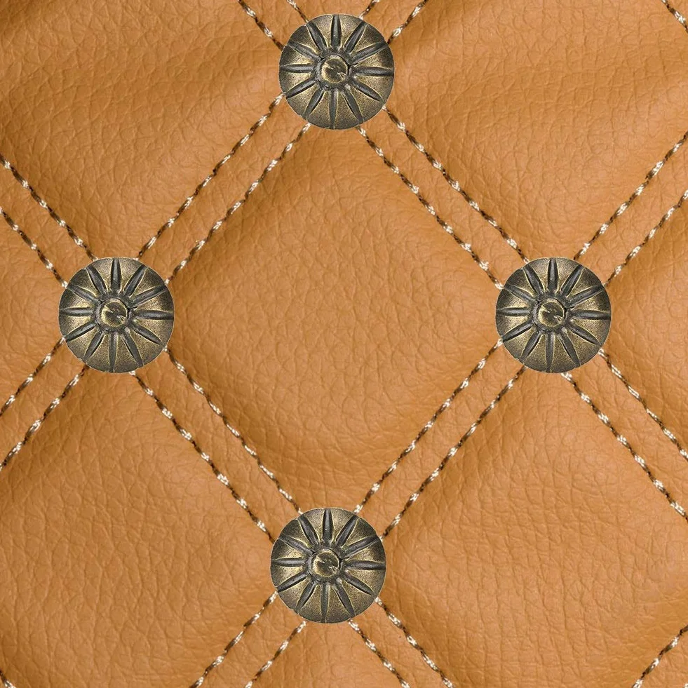 500 szt. 11 x 16 mm gwoździe do mebli akcesoria tapicerskie chryzantema wzór retro brązowe żelazne gwoździe do sofy korka stała dekoracja