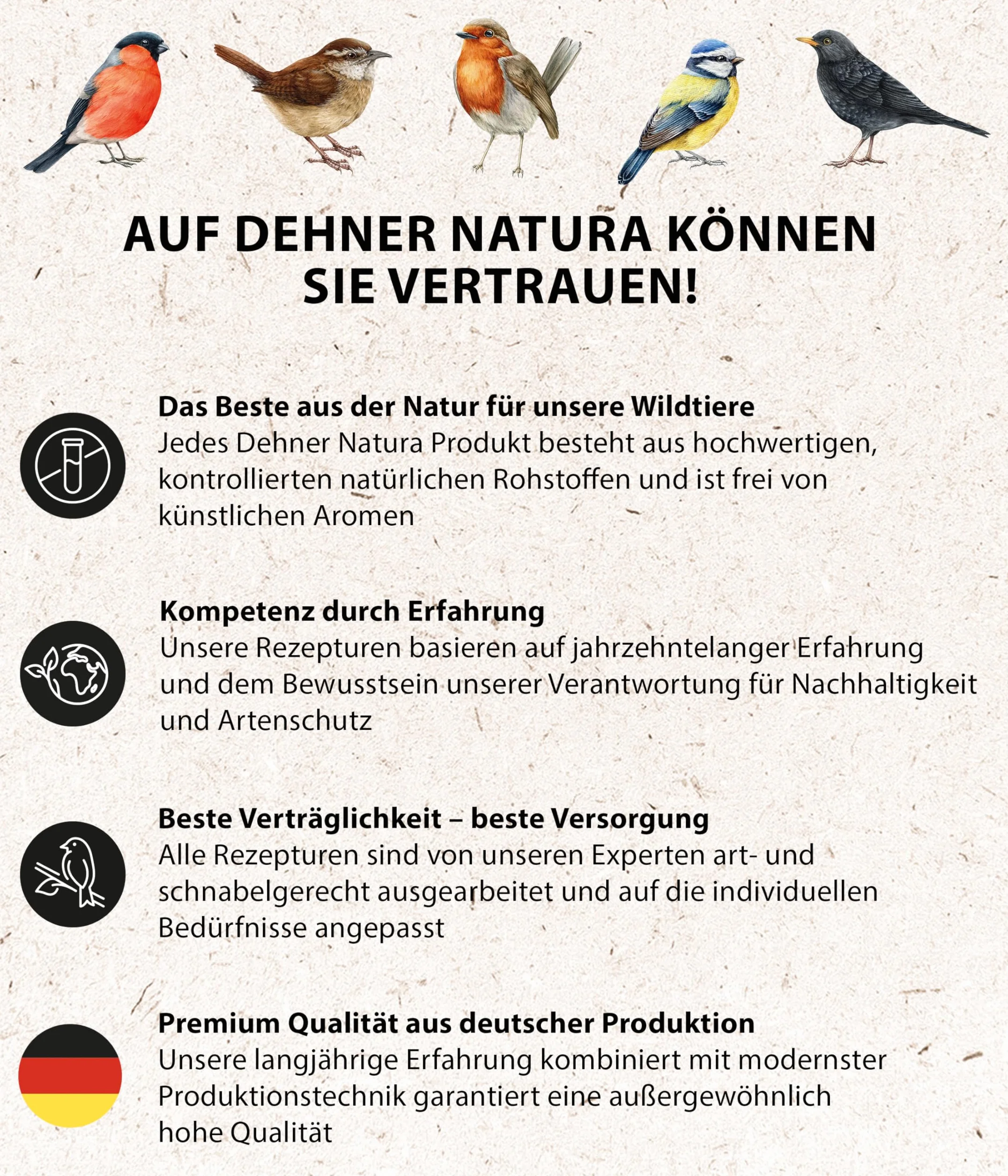 Dehner Natura karma dla dzikich ptaków 2 kg