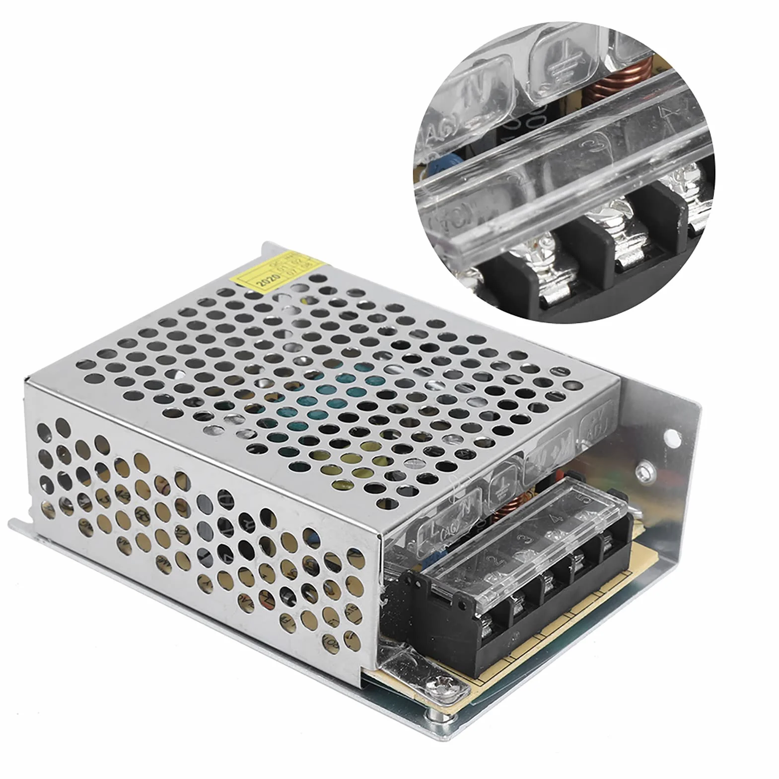 DC5V zasilacz adapter sterownika stop aluminium zasilacz przełączany wyposażenie LED reulated transformator do LED (S-30-5(5V/6A/30W) AC100-240V)