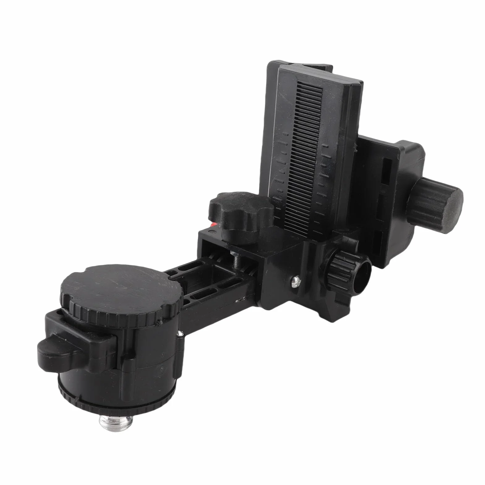 Adapter Poziomu Lasera Obrót o 360 Stopni Regulowany Wspornik Poziomu Wsparcia Sufitowego z Plastikowym Zaciskiem do Montażu ściennego na Suficie