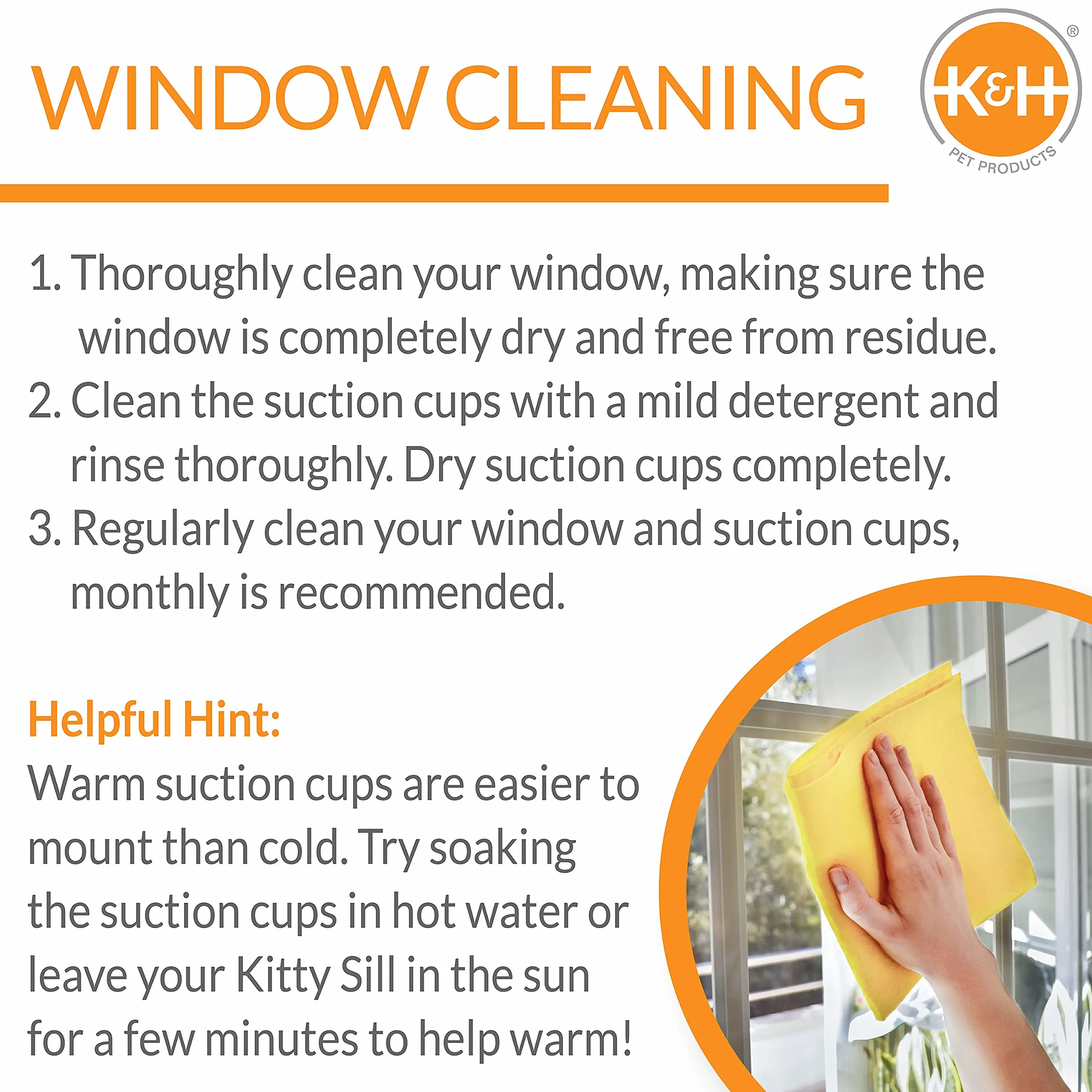 K&H EZ Window Mount Kitty Sill łóżko dla kota