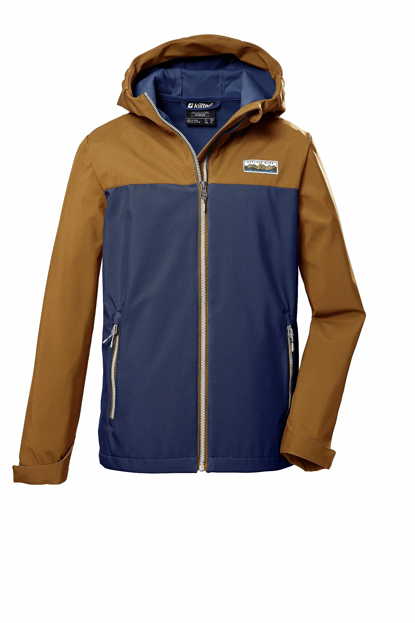Killtec Kurtka typu softshell/kurtka outdoorowa z kapturem Boy´s KOS 344 BYS SFTSHLL JCKT