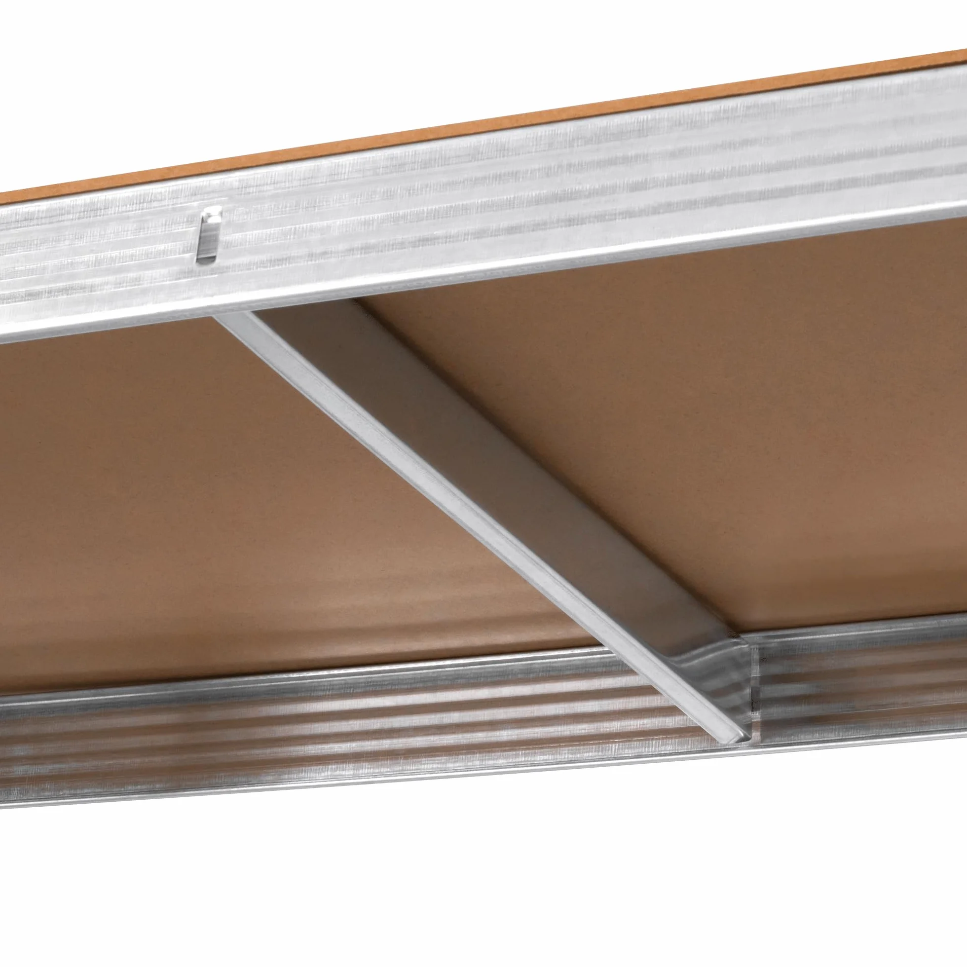 Rebel Electro Regał Metalowy Magazynowy 205x120x45 Srebrny RB-1253