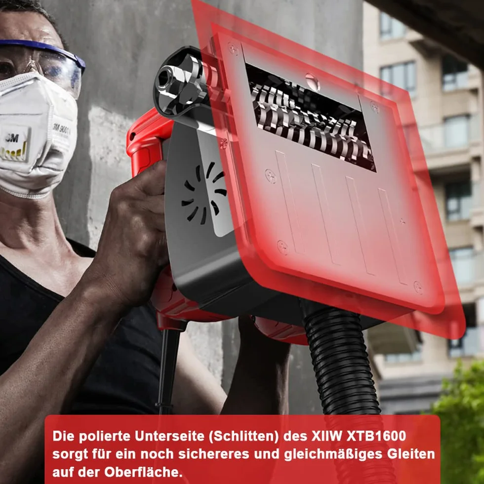 XIIW frezarka do betonu 1600W 4000UPM frezarka do walcowania frezarka renowacyjna frezarka do tynku frezarka do murów szlifierka do betonu walce szlifierka frezarka płaska frezarka do ściany Beton