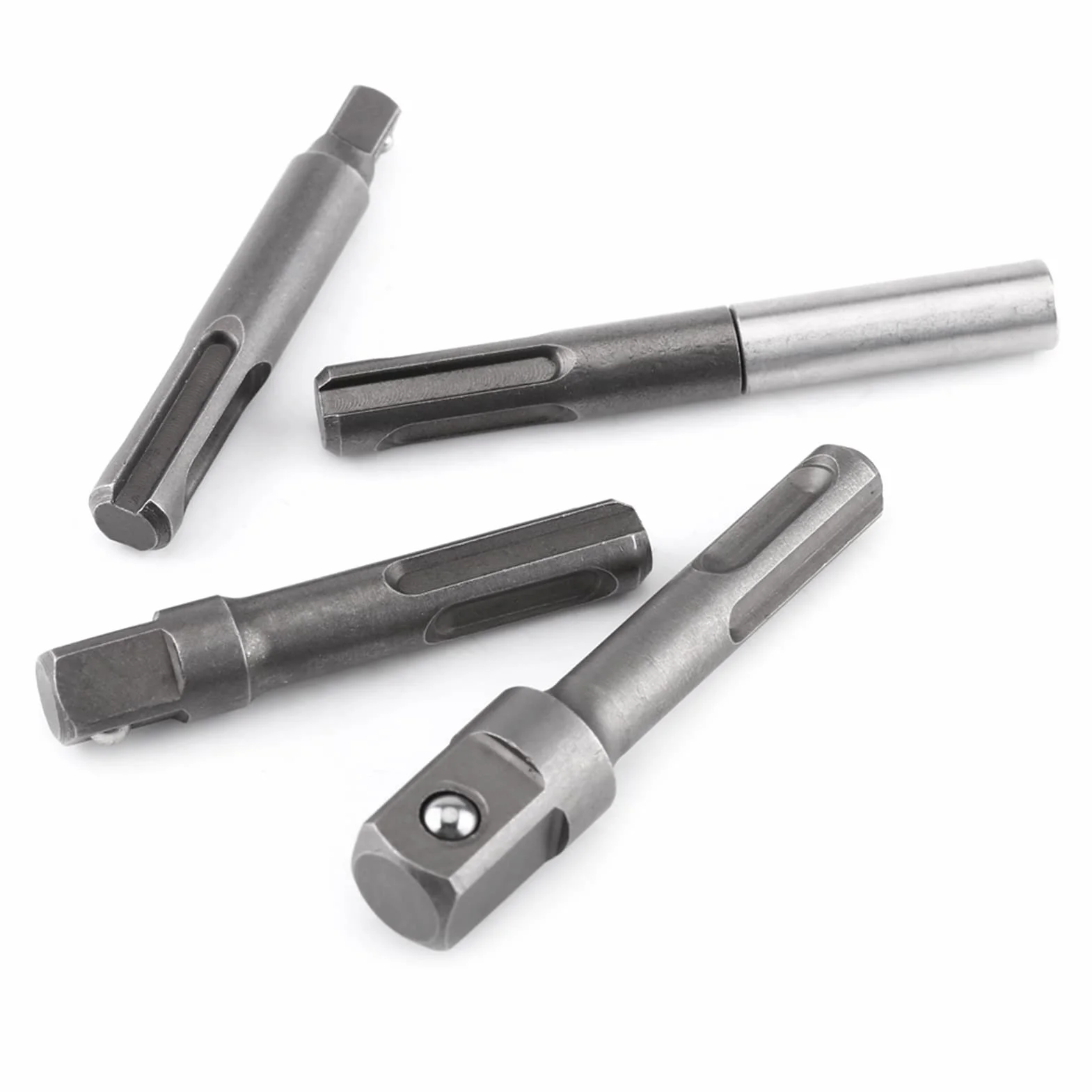 Jeffergarden Adapter SDS, Adapter Gniazda Sześciokątnego 1/4 Cala na Zestaw Adapterów Nasadek Udarowych 1/4 3/8 /2 do Nakrętek śrubowych Dowolna Wiertarka i Wkrętak Ręczny, Elastyczne
