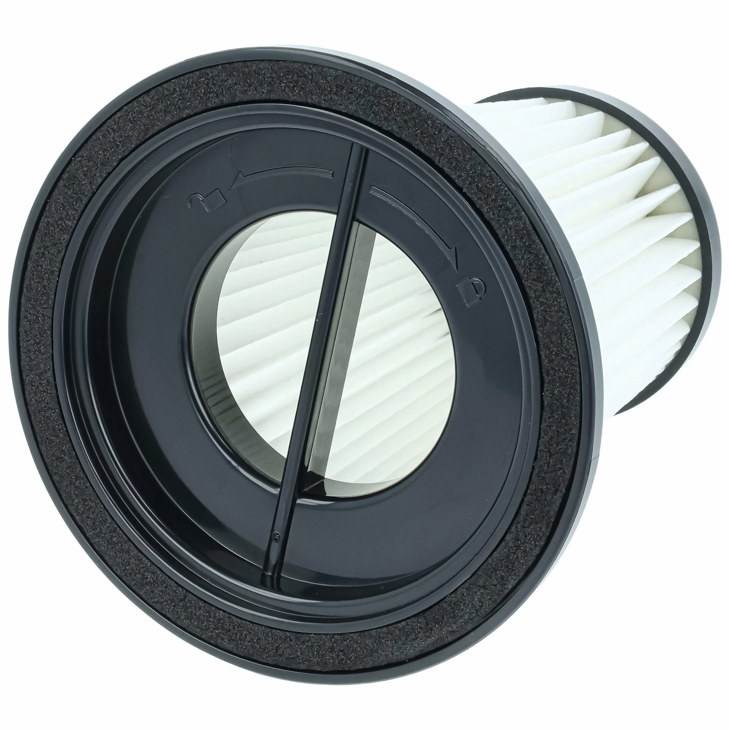 vhbw Filtr do odkurzacza zamiennik do Beko 9178039322, C00911456 do odkurzacza - filtr HEPA czarno-biały