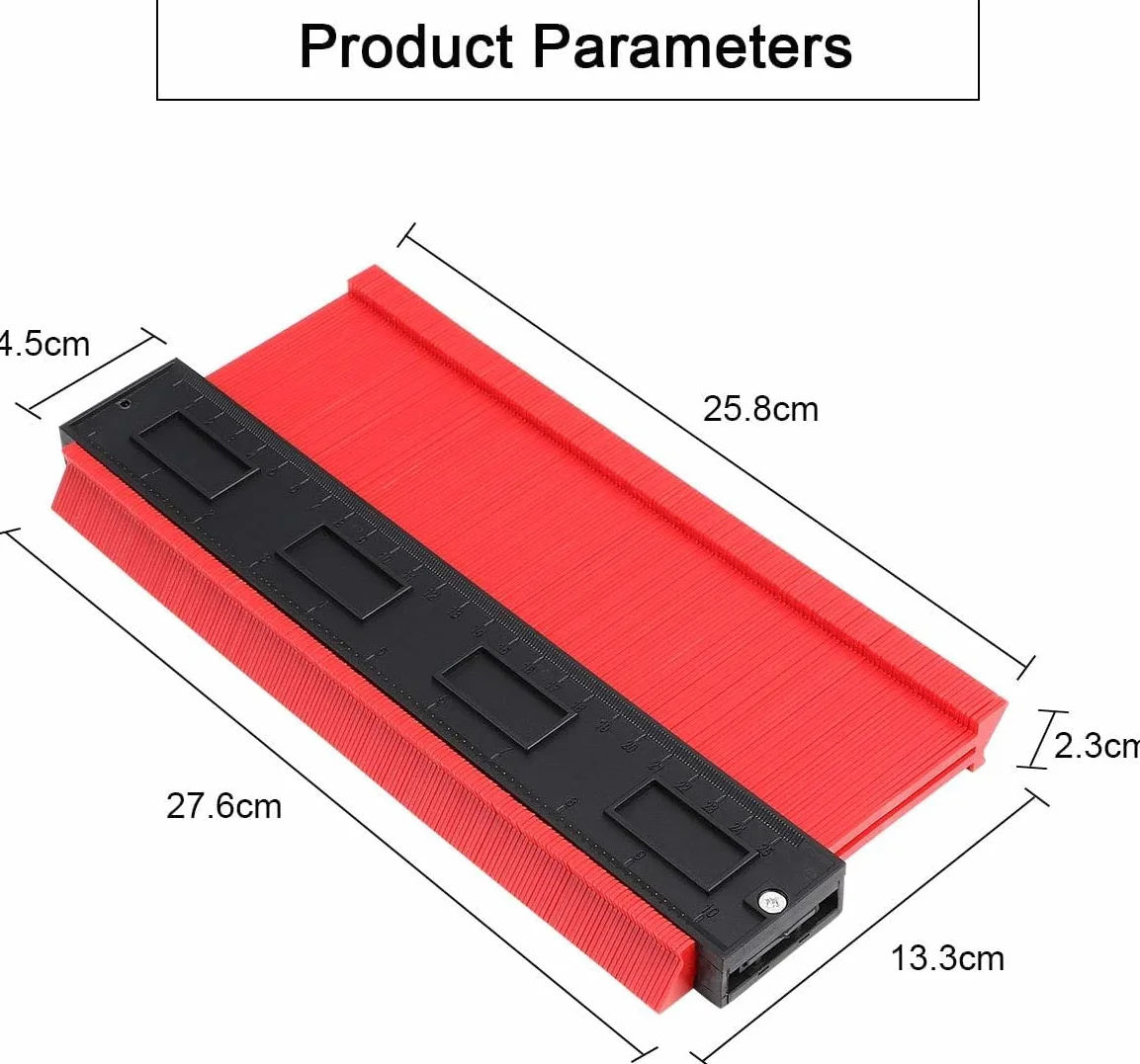 flintronic kontur miernik duplikator 25 cm plastikowy narzędzie do pomiaru profilu
