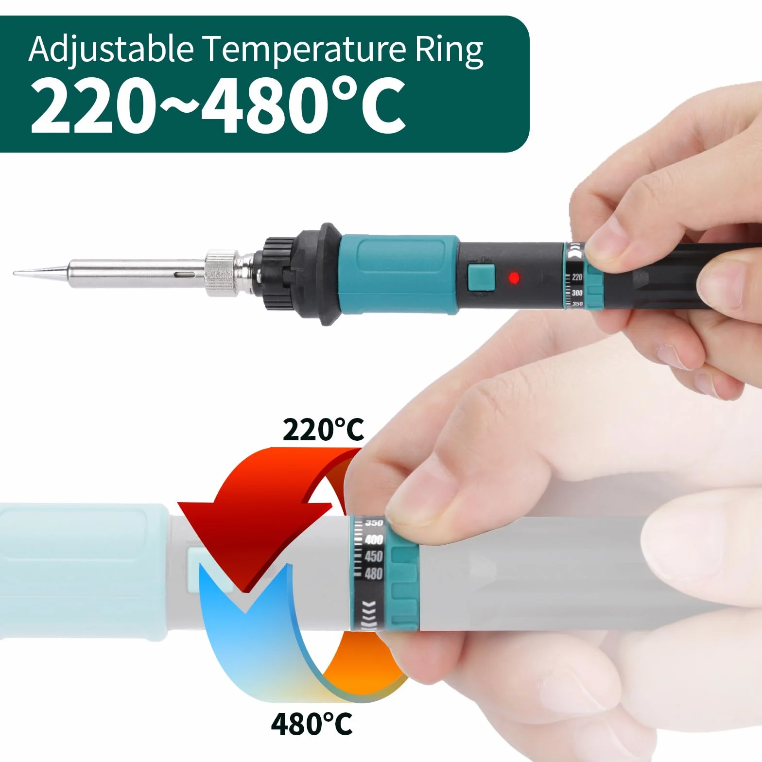 YIHUA 947-IX przenośny zestaw lutowniczy z regulacją temperatury