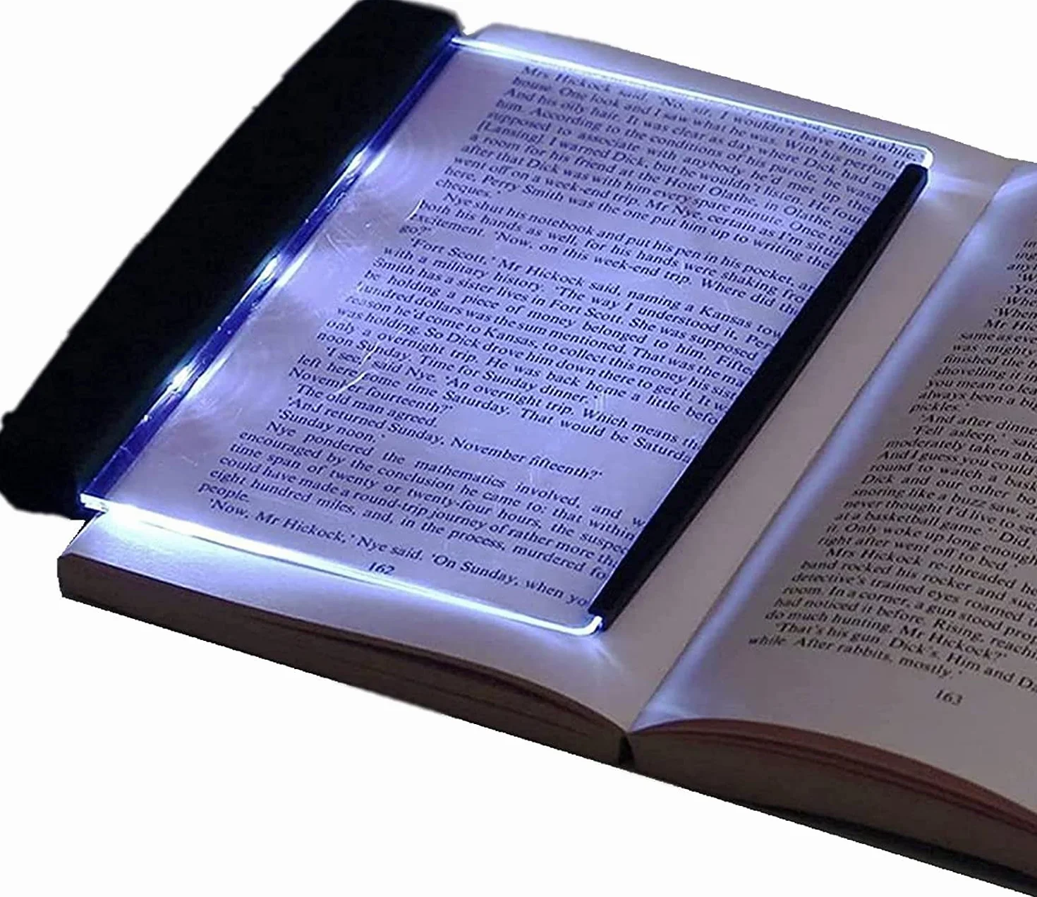 Lampka do czytania LED z panelem chroniącym oczy, jasna tablica do czytania w nocy