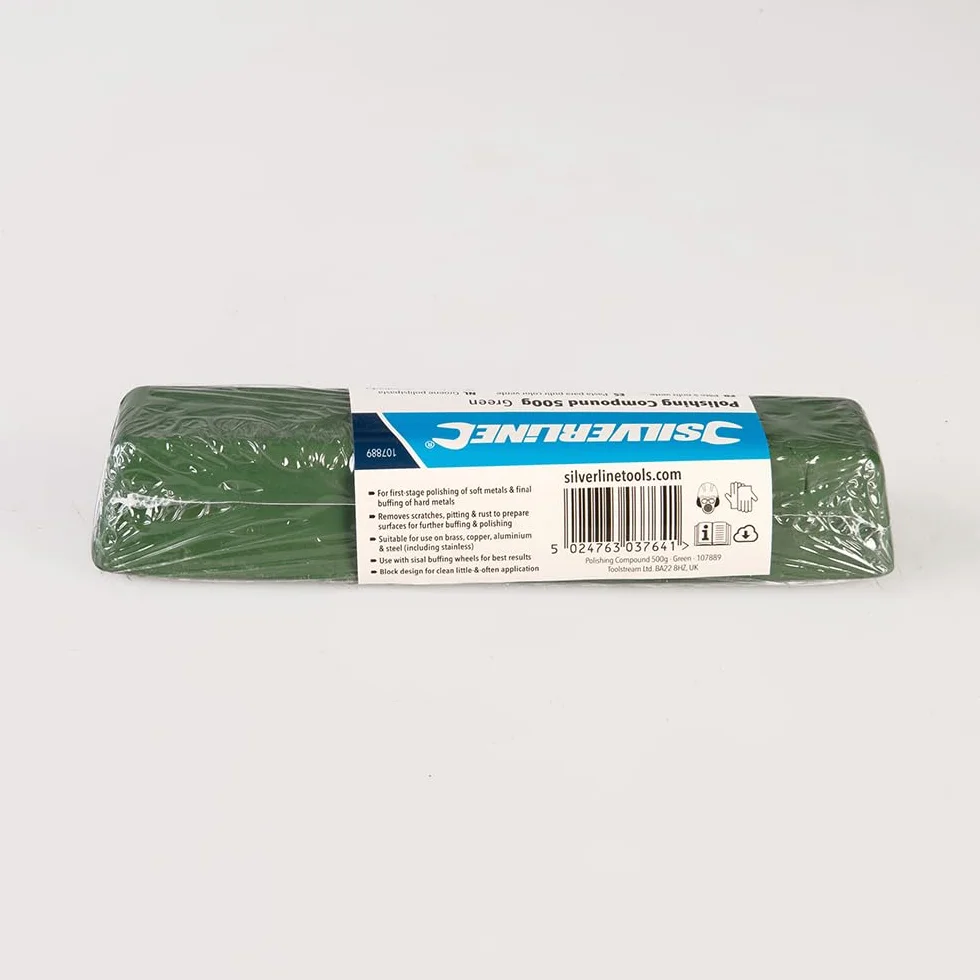 Silverline 107889 pasta polerska, zielona, 500 g
