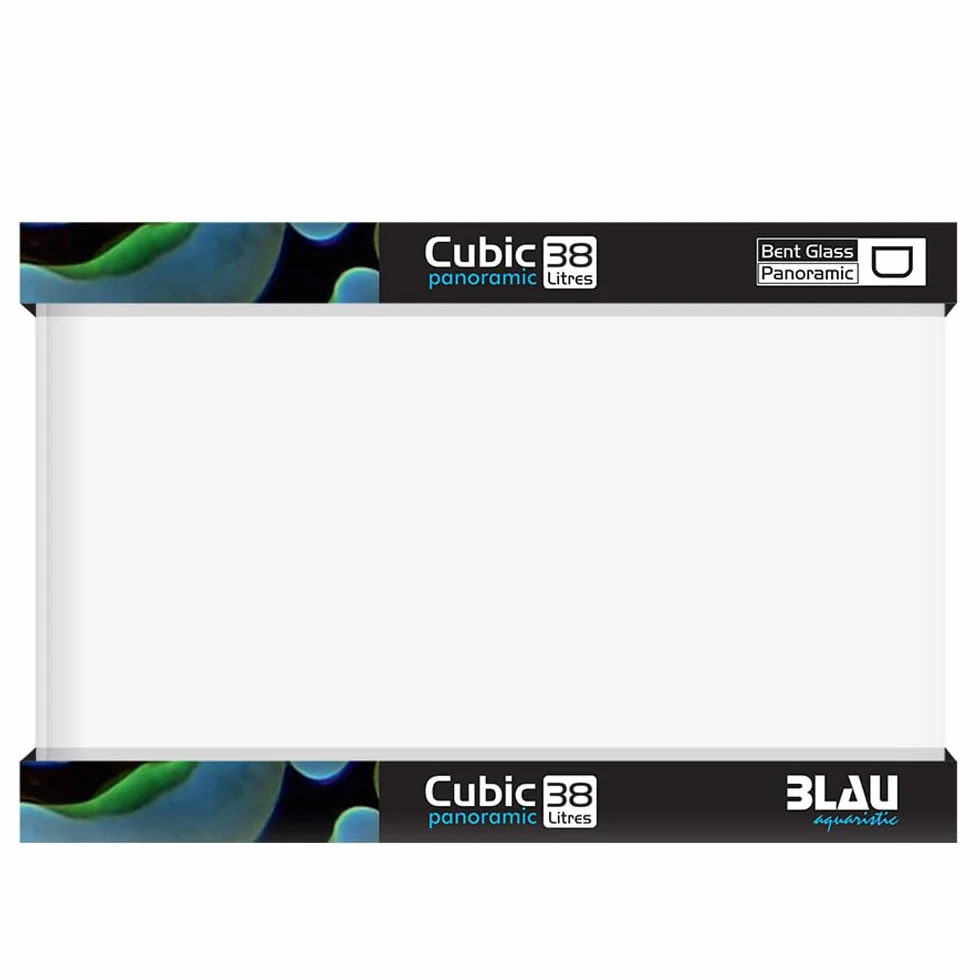 Blau Aquaristic Cubic Panoramic 45 x 28 x 30 cm, 38 litrów, 8500 g