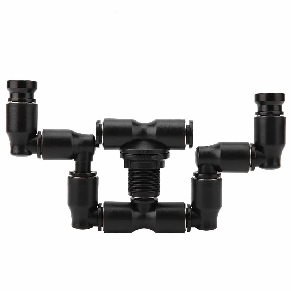 KSTE Gady Fogger Mgła Opryskiwacz, Dysza Terrarium dla Gadów, 360° Regulowany Akwarium System Mgła dla Zbiornika Tropikalnego Lasu deszczowego 1/4 ''