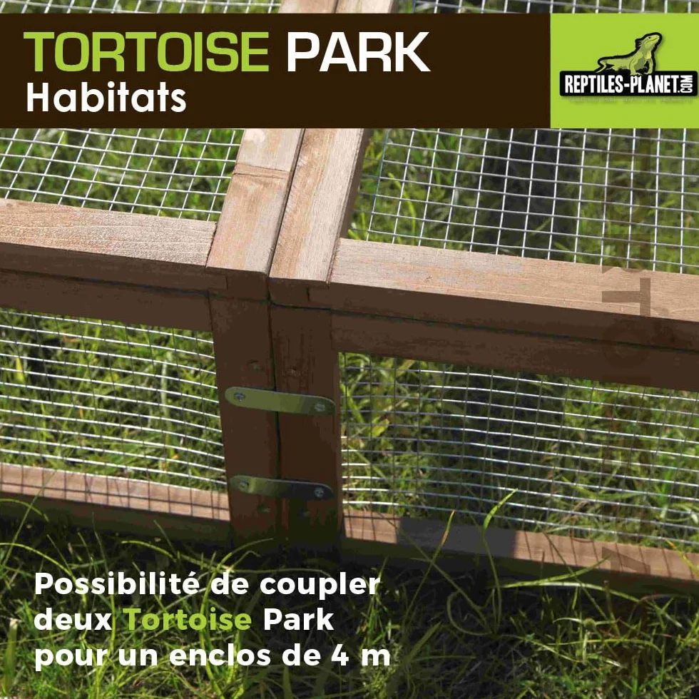 Reptiles Planet Obudowa zewnętrzna Tortoise Tortoise Park, 200 x 100 x 25 cm