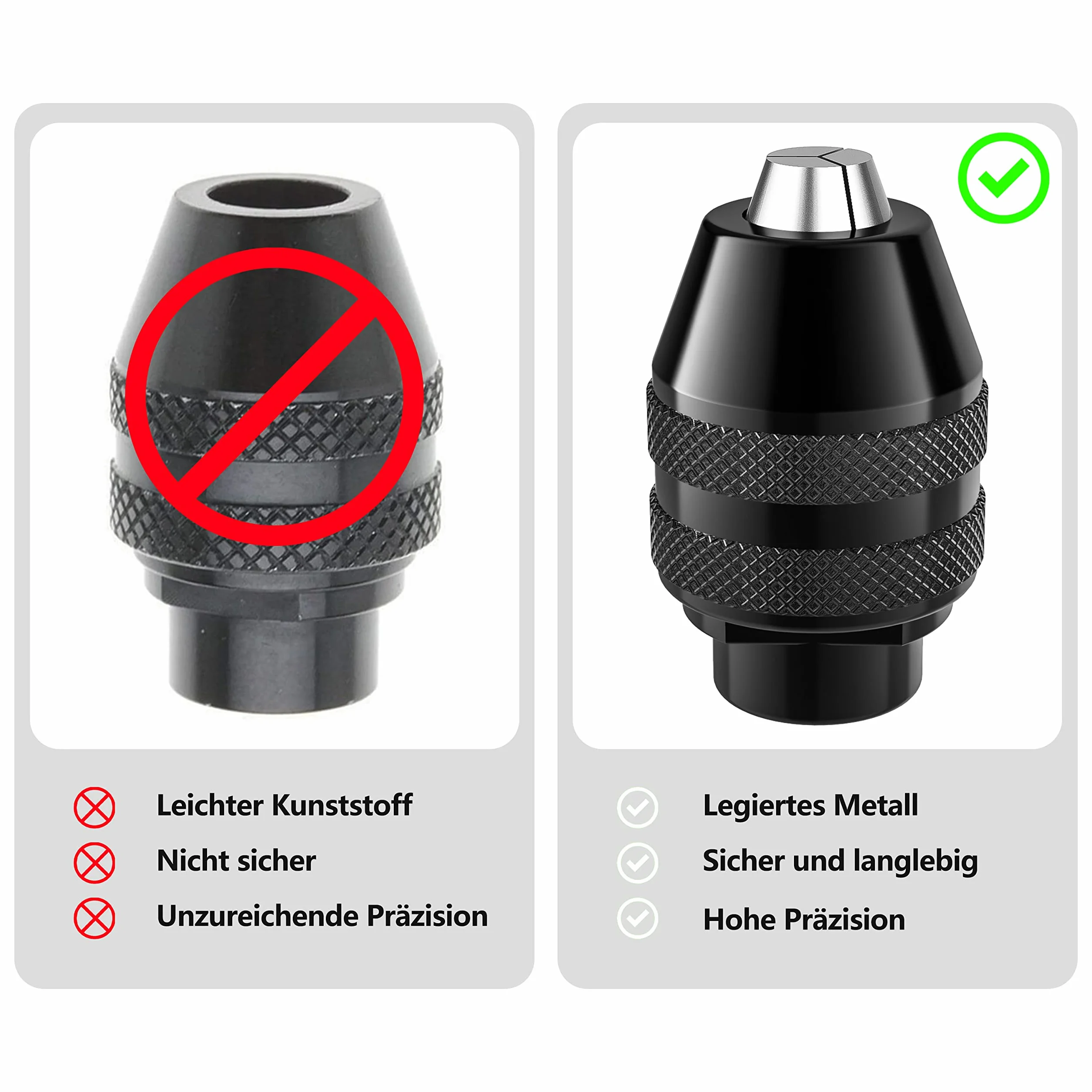 Uchwyt wiertarski samozaciskowy do Dremel 1/32-1/8 wymienny zestaw adaptera szybkiej wymiany 8220 3000 395