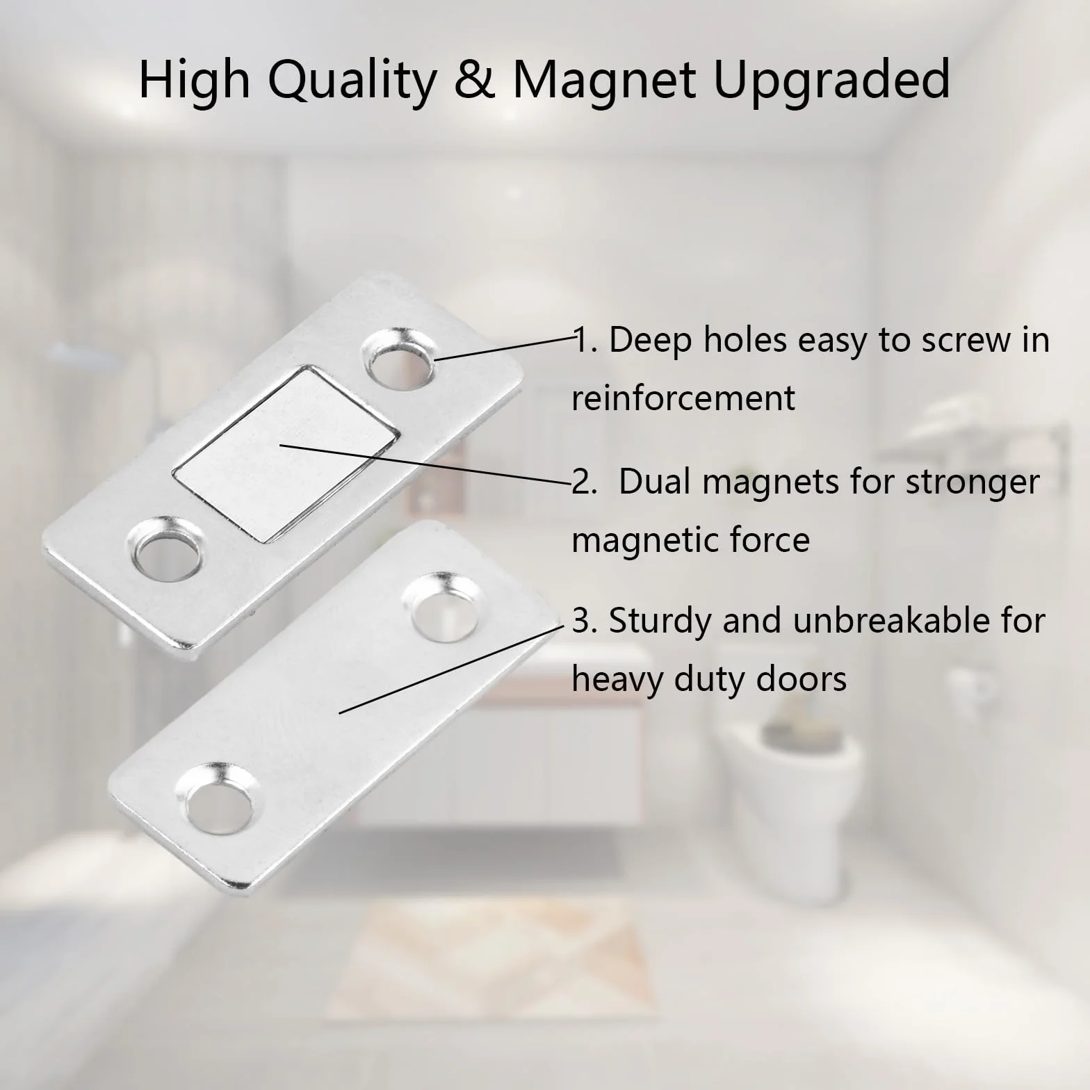Magnesy drzwiowe silne zamknięcie magnetyczne ze śrubami do drzwi meblowych Ultra cienkie