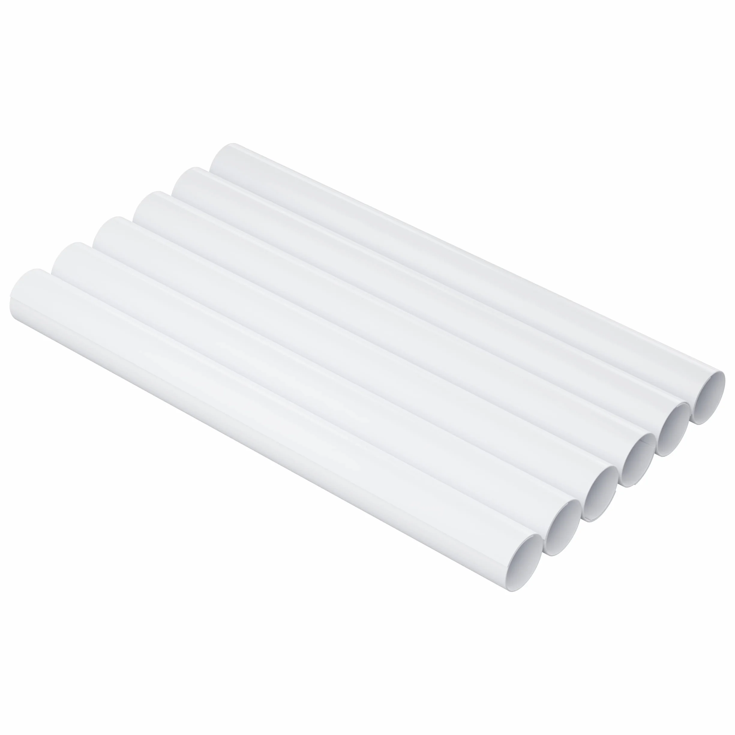 Pokrywa rury grzewczej 200 mm biały plastik średnica 10-18 mm izolacja grzejnika 6 szt.