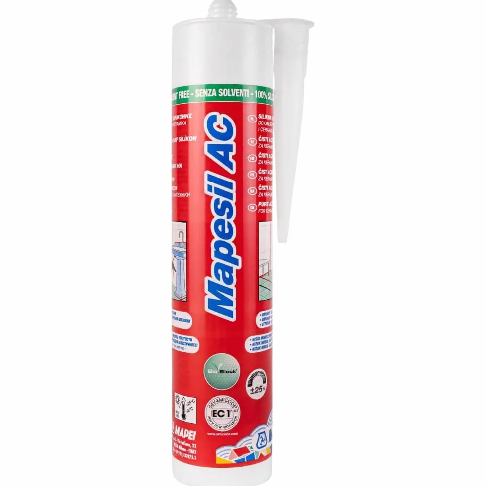 Silikon MAPEI Mapesil AC 310ml 142 brąz