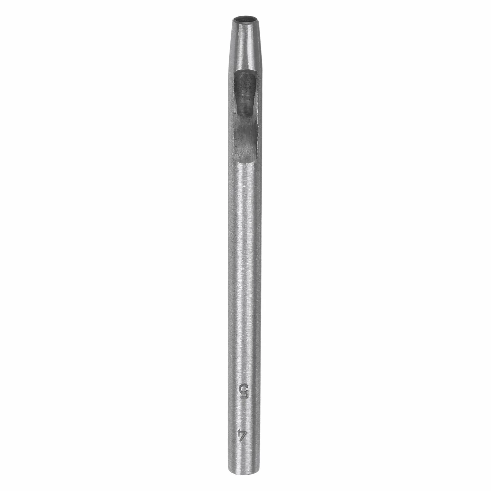 QUARKZMAN Dziurkacz do skóry 4,5 mm narzędzie do dziurkowania okrągłe otwory pasek ze stali węglowej pojedynczy stempel do cięcia pasków do zegarka rzemiosło skóra guma papier tkanina