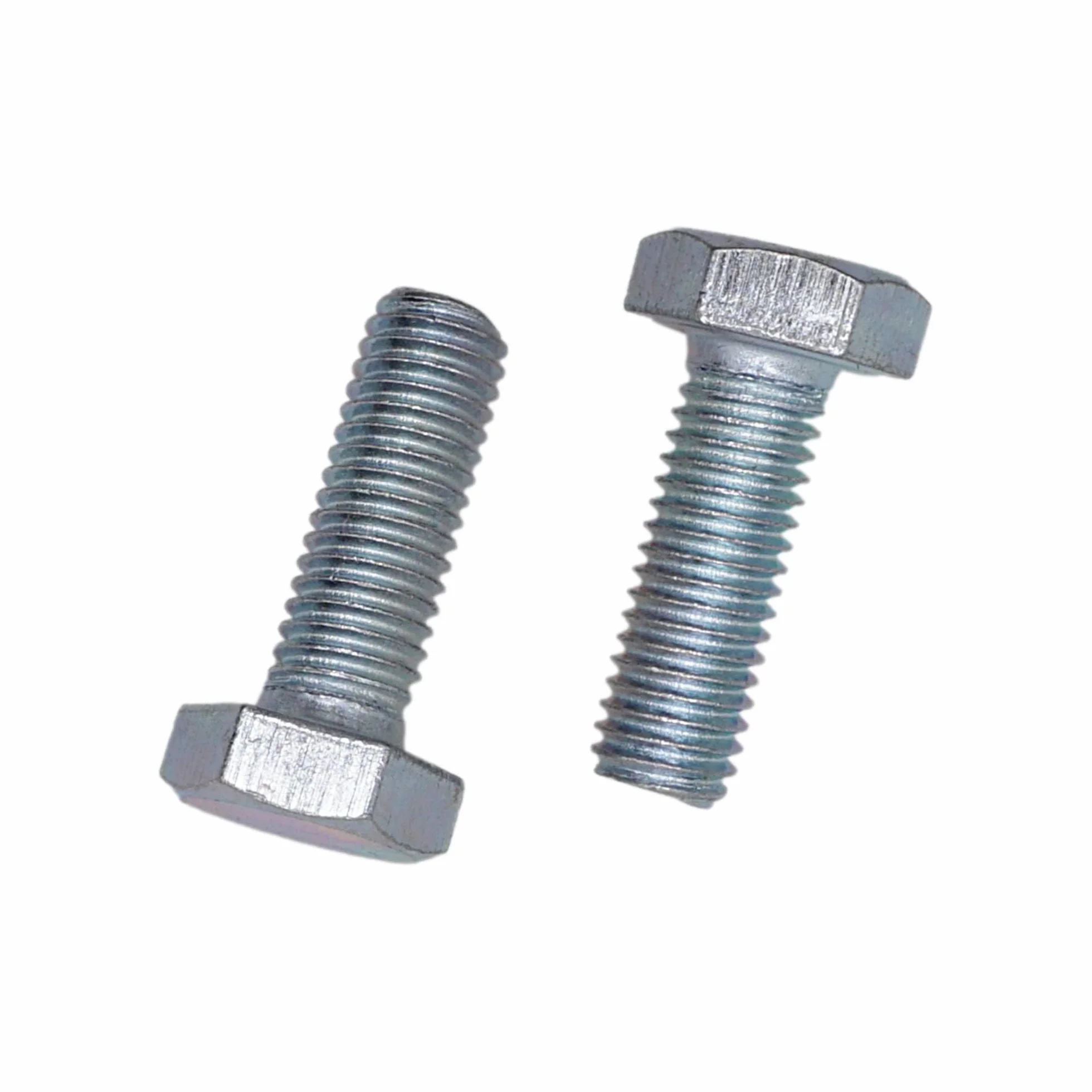 SKIR'CO (15 szt.) Ocynkowane stalowe śruby z łbem sześciokątnym M10 x 30 mm, DIN 933 śruby sześciokątne, gwintowane, śruby sześciokątne