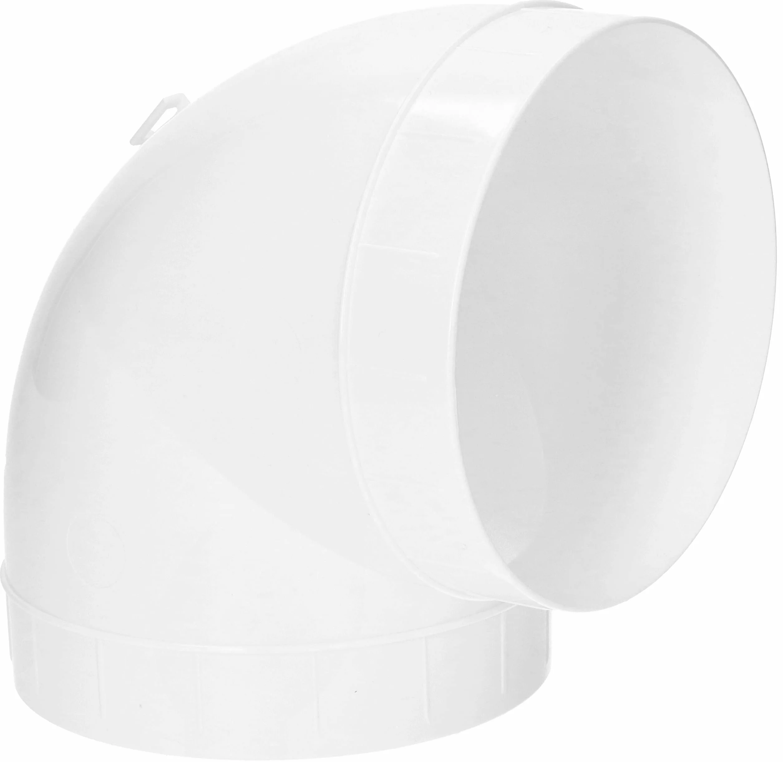 Złączka rurowa Ø 150 mm Kolanek 90° Plastik Biały