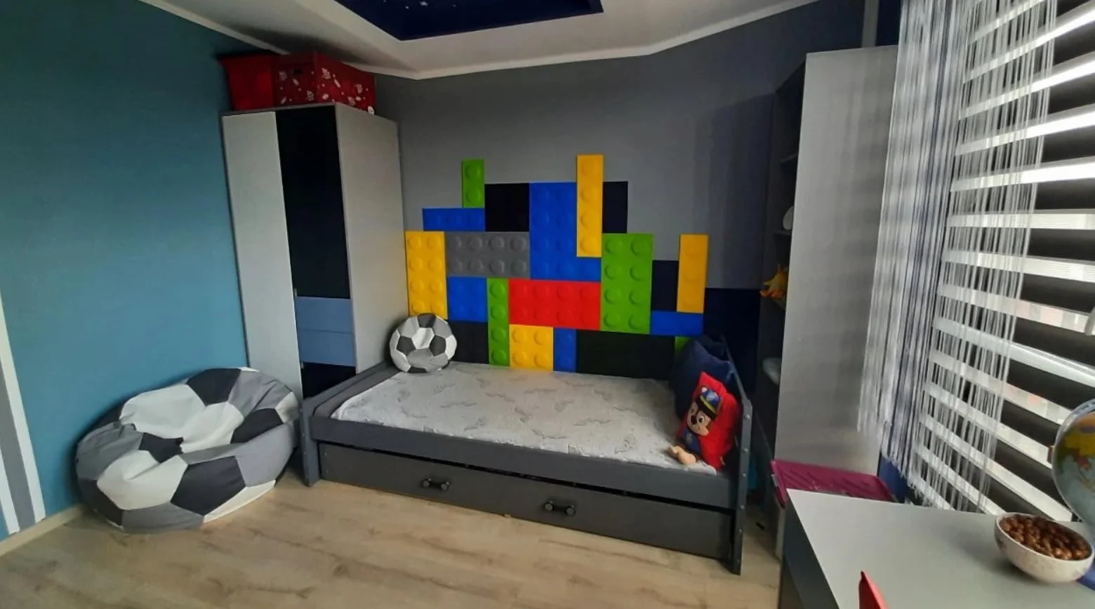 3D Panele ścienne akustyczne filcowe klocki dekoracja pokoju dziecięcego