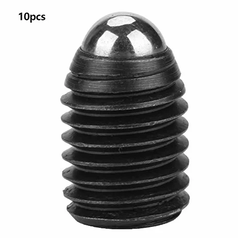 M12 Gwintowane Gniazdo Sześciokątne Ze Stali Węglowej, Zestaw Tłoczków Sprężynowych M12 x 16 mm, Wkręt z Nakrętką Samohamującą