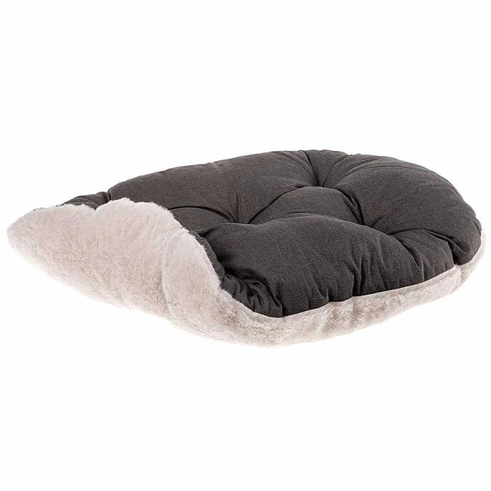 Ferplast Poduszka dla Psa Relax Mata 85 x 55 cm Brązowa Bawełna