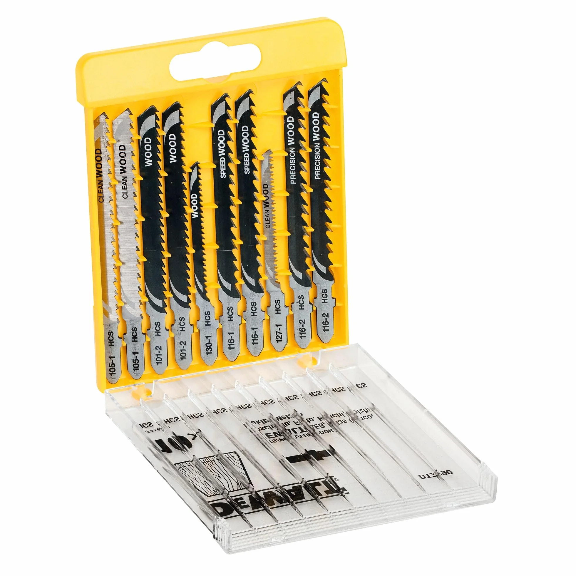 DEWALT Zestaw 10 hojas piła calar do drewna