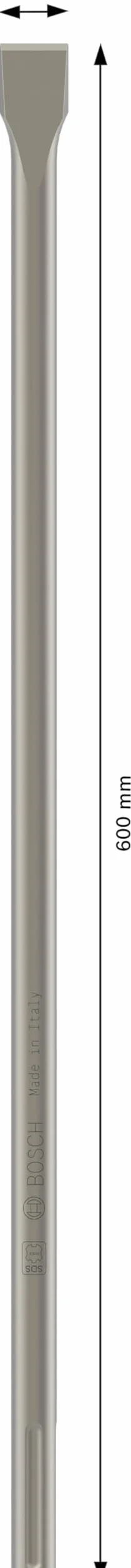 Bosch Profesional Dłuto płaskie SDS max 600 x 25 mm