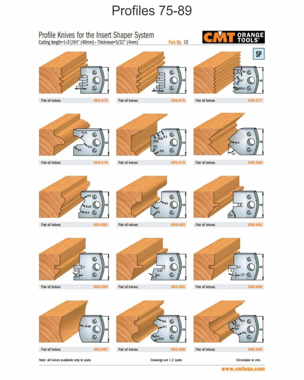 CMT 690,076 Par cuchillas kss 40 x 4 mm