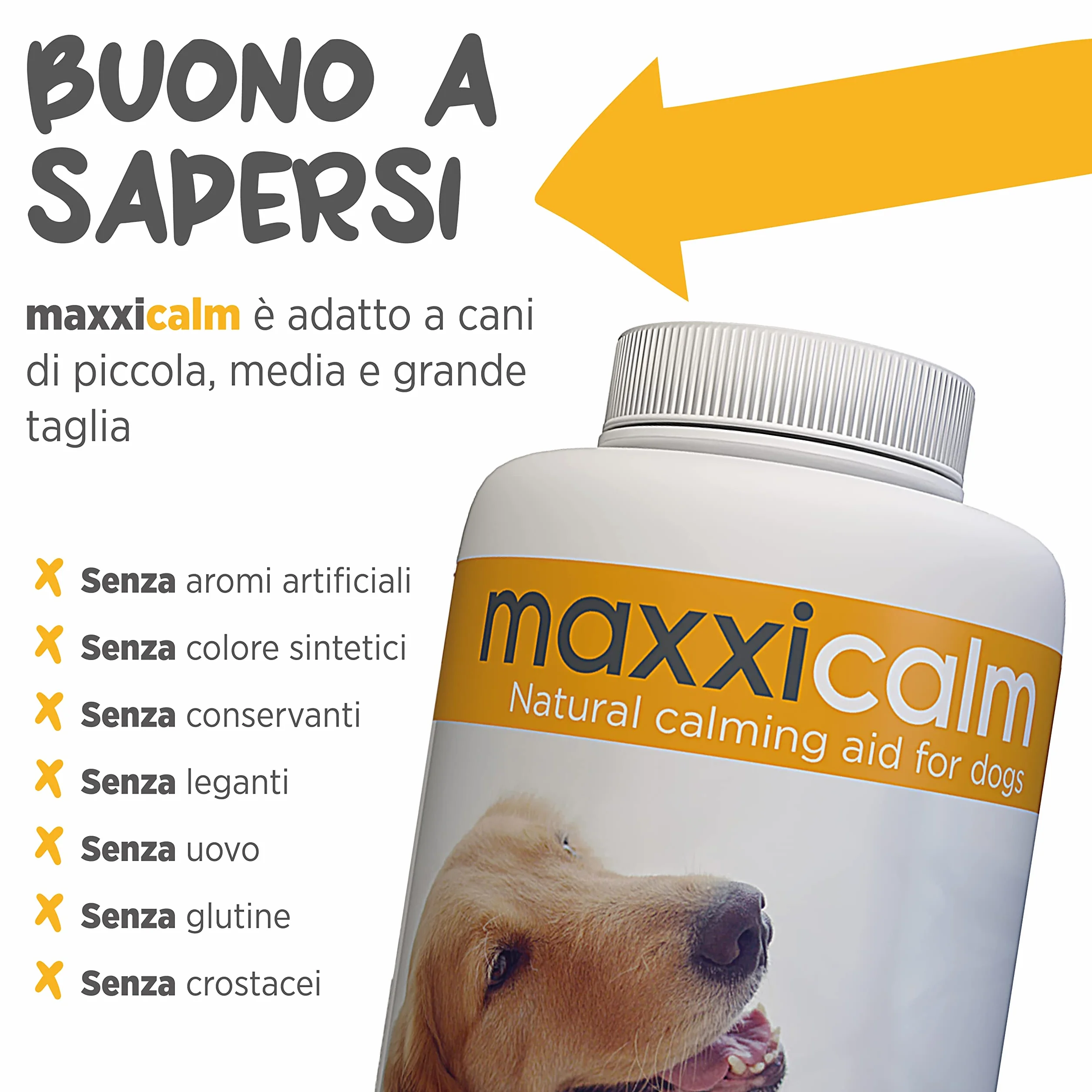 Maxxipaws Maxxicalm Naturalny suplement uspokajający dla psów 120 tabletek