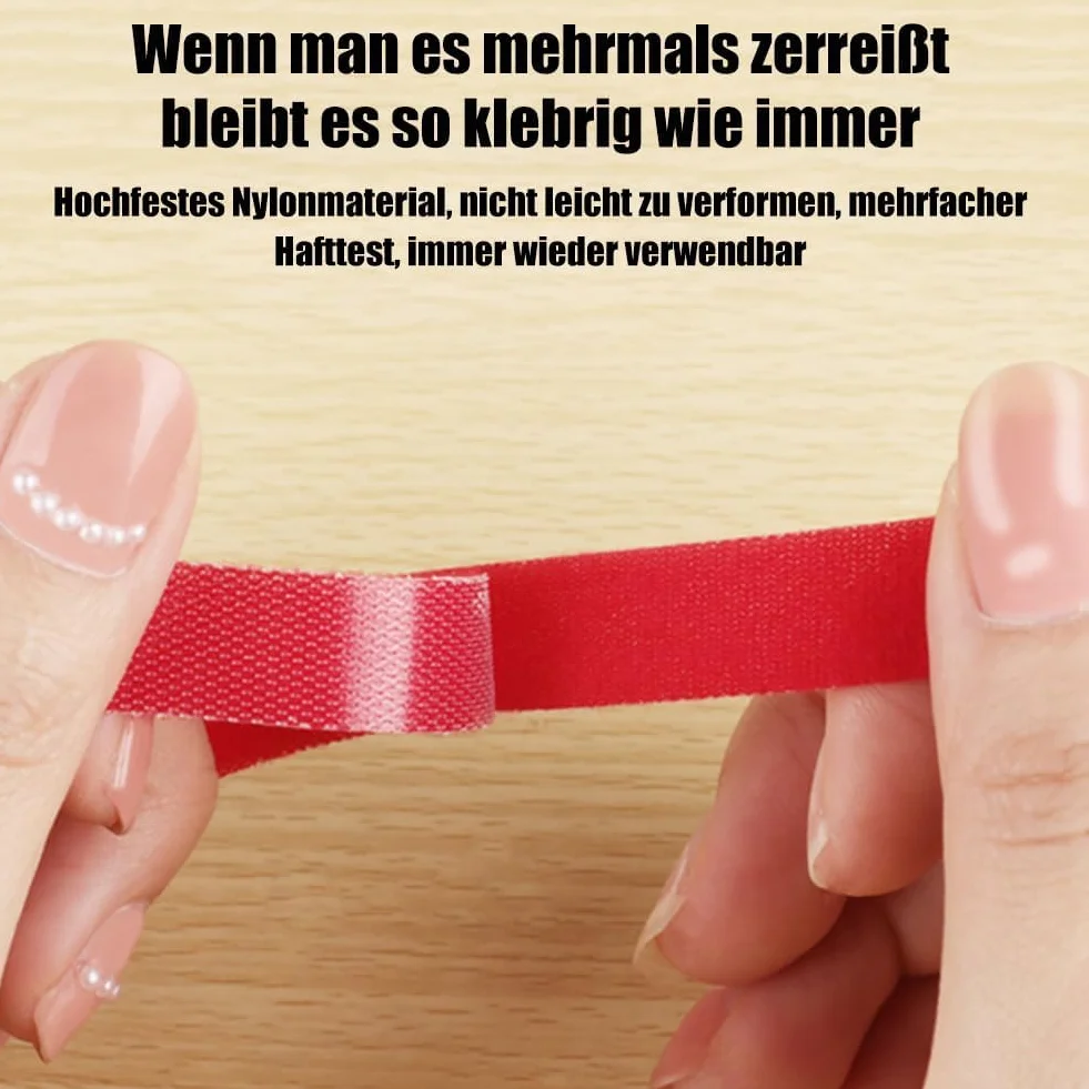 60 sztuk opasek kablowych na rzep, Klett, rzepy z nylonu na plecach, opaski kablowe z samoprzylepnym mocowaniem plecy do pleców, rzepy w kształcie litery T, wielokrotnego użytku, rzepy Klett do domu
