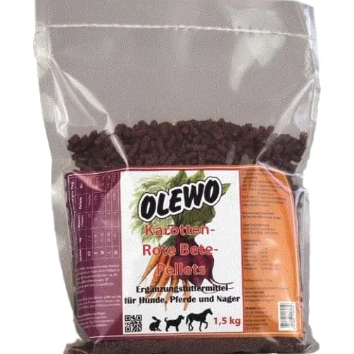 OLEWO Karotten-Rote Bete-Pellets 1,5 kg