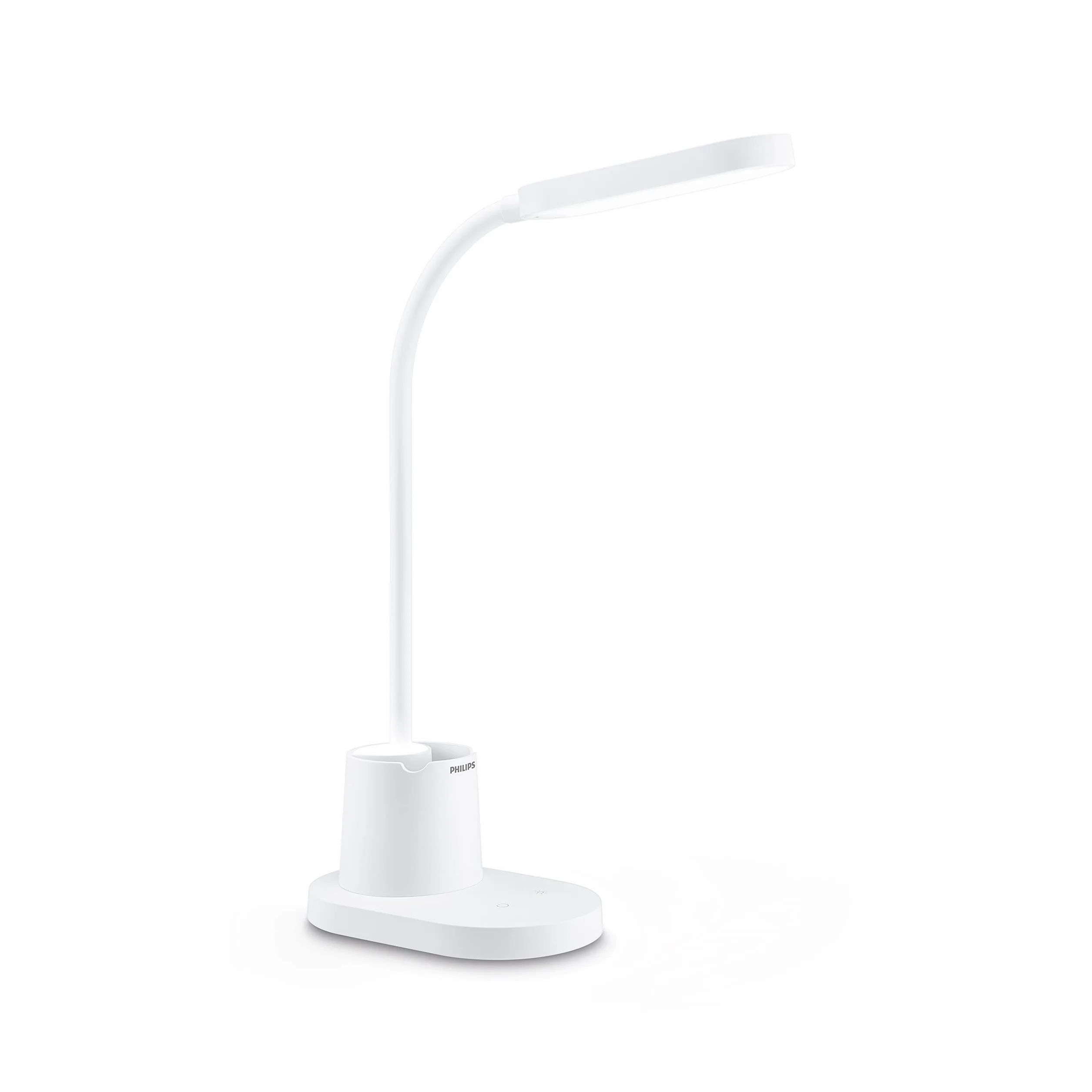 Philips LED Lampka biurkowa Performance Bucket DSK214 8W 3000-5700K biała ściemniana USB