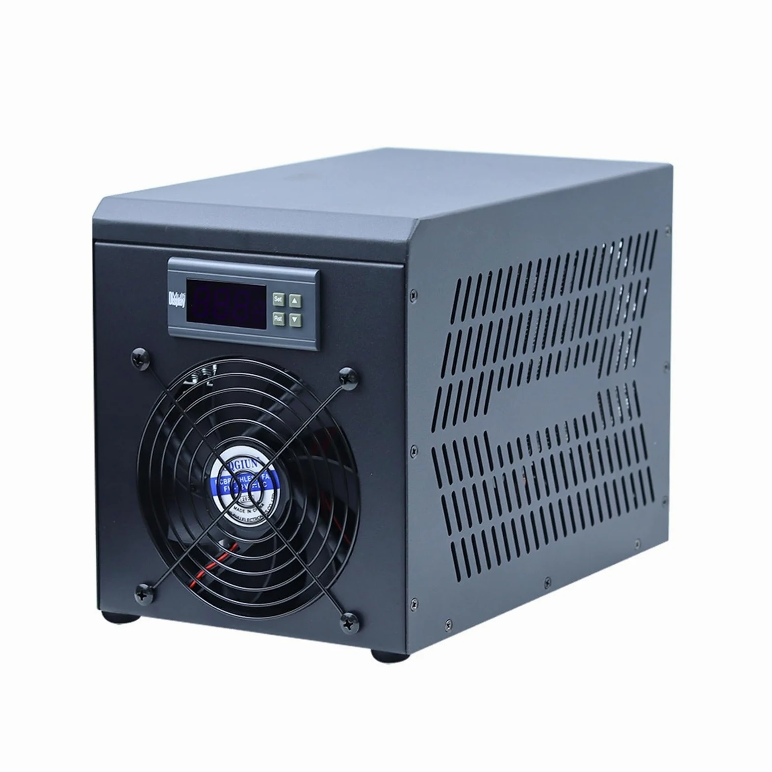 Zestaw agregatów grzewczych do akwarium, system kontroli temperatury 180 W, do zbiorników rybnych 60 l, stałe urządzenie chłodzące i grzewcze 10-40°C, dla początkujących, do samodzielnego użytku