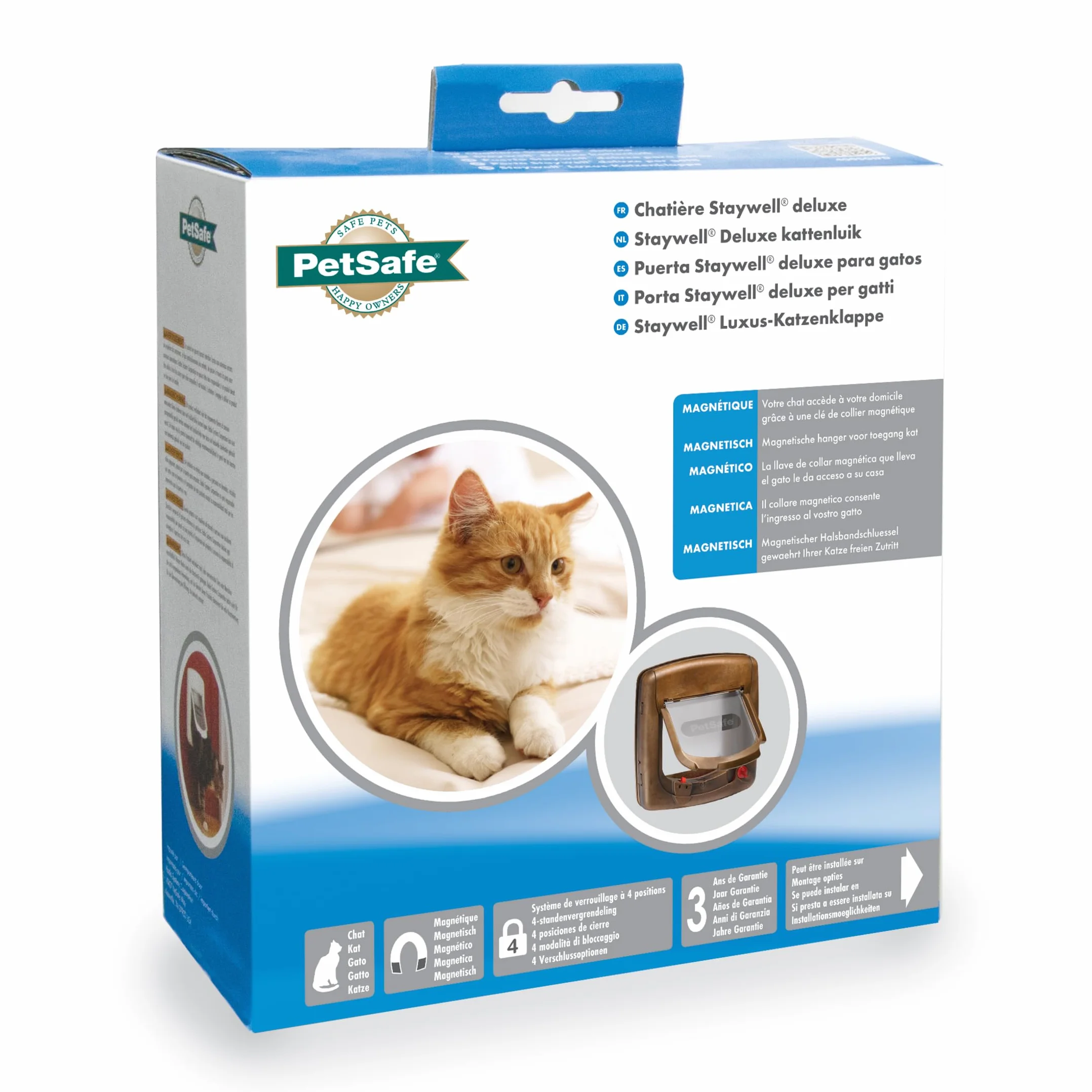 Petsafe Staywell Luxus Drzwiczki dla Kotów, Brązowy, 25,20 x 24,10 cm