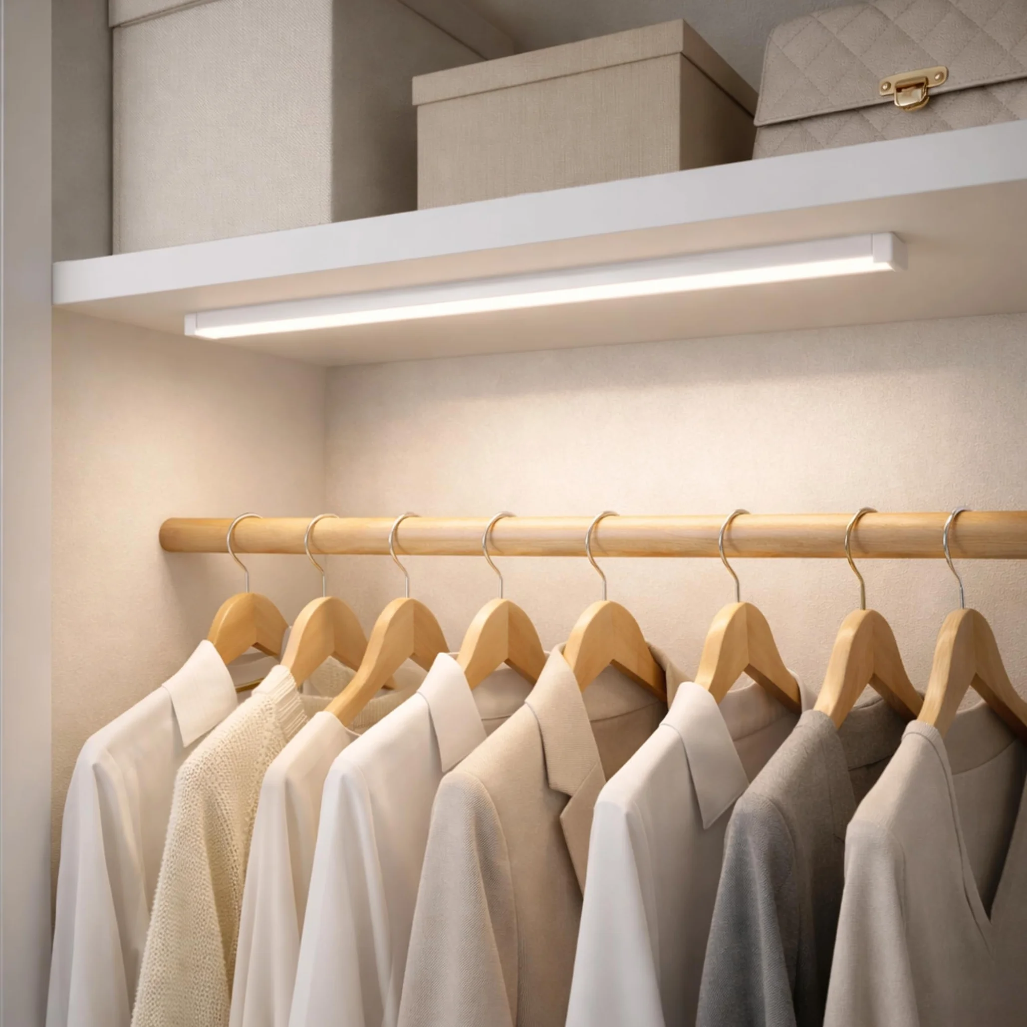 SEBSON Lampa LED do zabudowy kuchennej, 90 cm, z wtyczką i przełącznikiem, 4000 K, neutralna biel, 12 W, 1900 lm, listwa świetlna LED 230 V, lampa kuchenna do zabudowy 880 x 30 x 22 mm