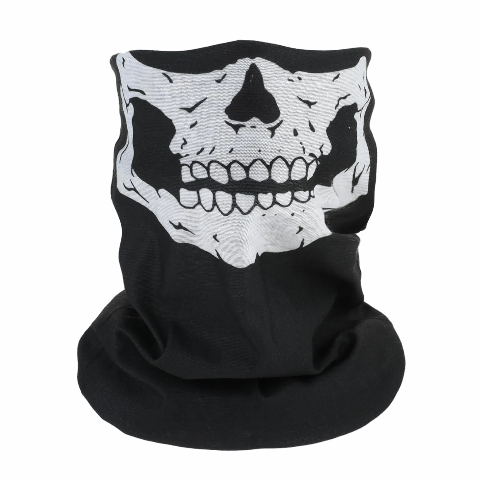 Sibba Chusta kominowa, bandana, wielofunkcyjna chusta na szyję, maska na twarz, kominiarka, opaska na głowę, ochrona ust, na Halloween, do uprawiania sportu, jazdy na rowerze, jazdy na rowerze, jazdy